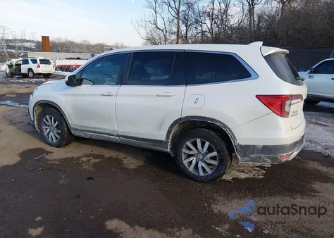2019 Honda Pilot Ex-L z USA, uszkodzony, nr VIN 5FNYF6H58KB027441